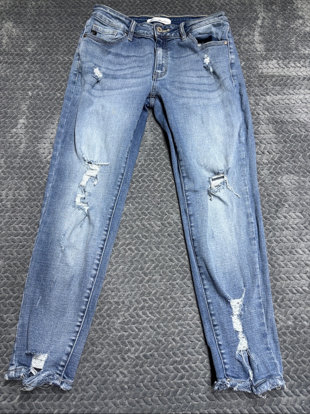KanCan Light Blue Distressed Skinny Jeans